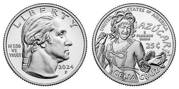 2024 P Celia Cruz American Women Quarter 