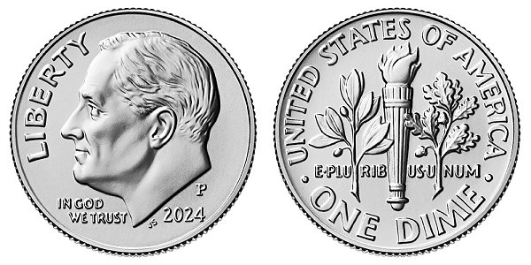 2024 P Roosevelt Dime 