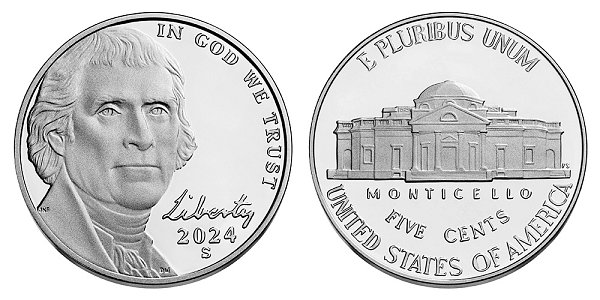 2024 S Proof Jefferson Nickel 