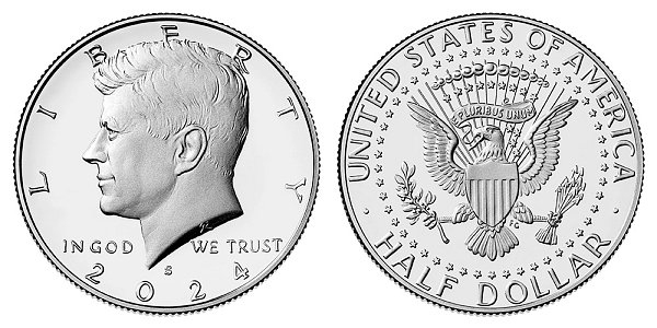 2024 S Proof Kennedy Half Dollar 