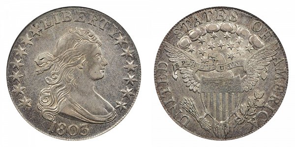 1803 Draped Bust Half Dollar - Large 3 